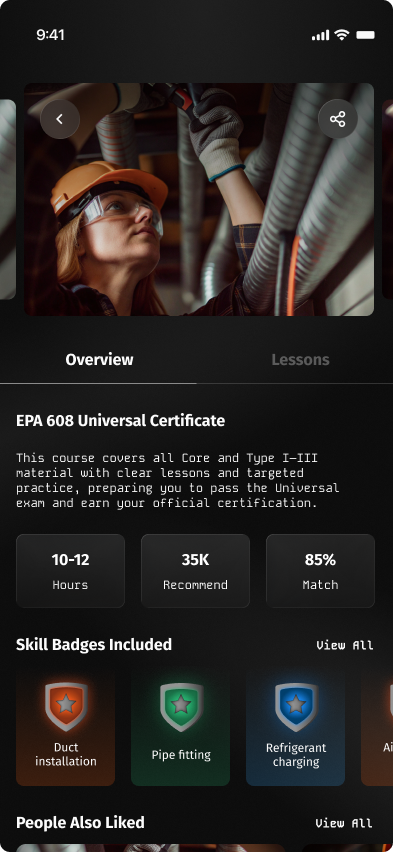 Course overview — V1