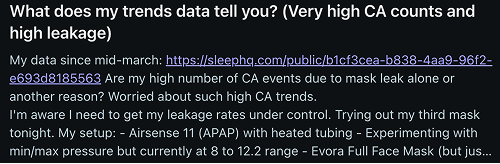 Reddit post about CPAP apps